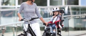 Kā izvēlēties bērnu velosipēda sēdeklīti - ieteikumi
