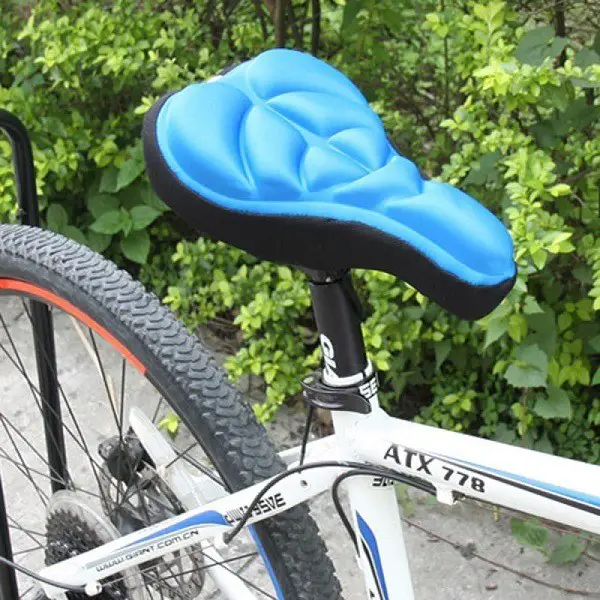 velosipēda sēdeklis, kas izgatavots no želejas spilveniem