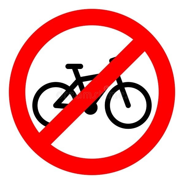 Aizliegumi riteņbraucējiem