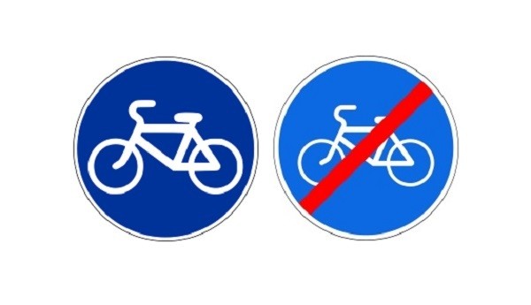 velosipēdu satiksmes aizliegums